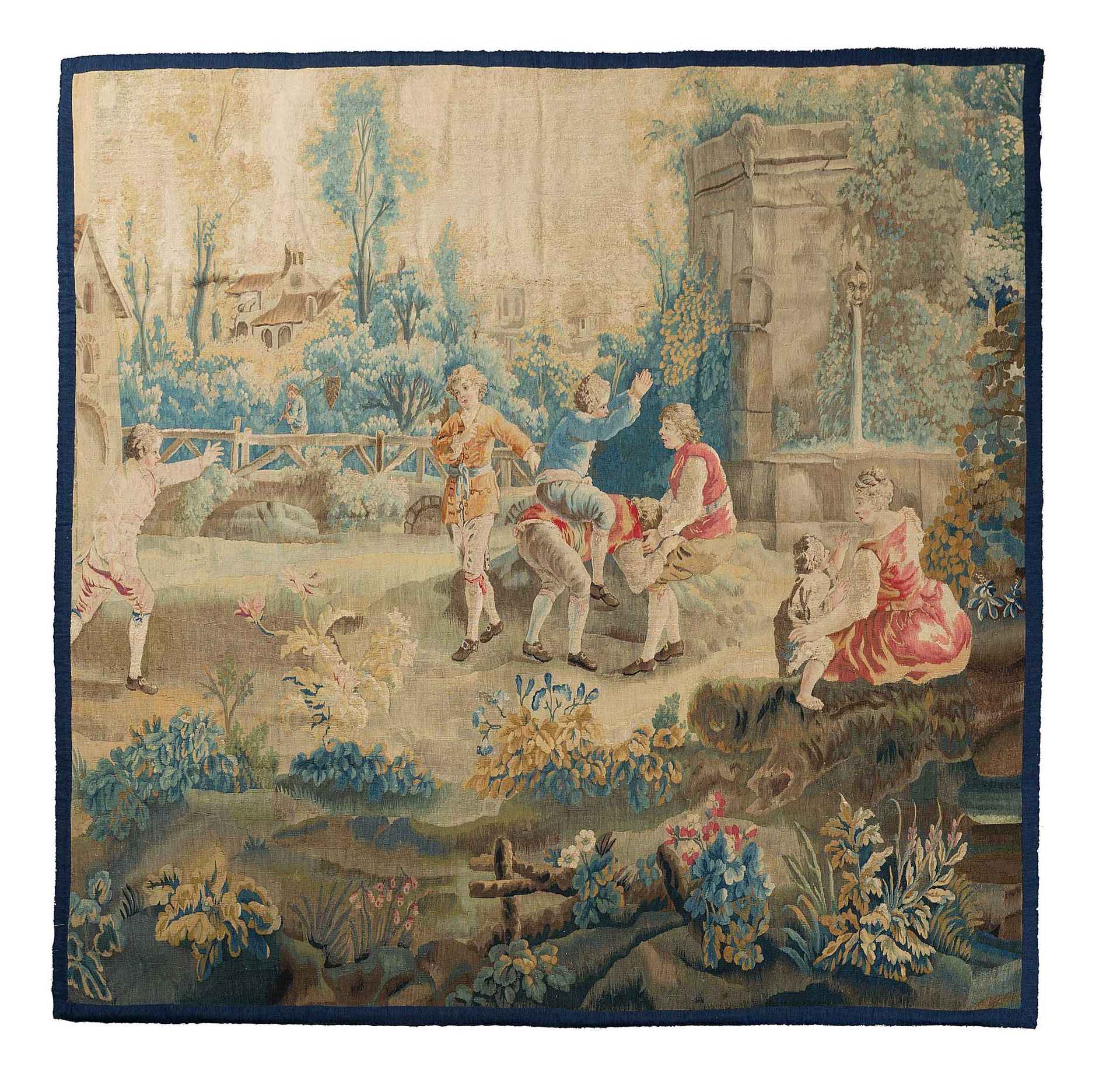 Null Panneau de fine tapisserie de la Manufacture Royale d’Aubusson (France), 2e&hellip;