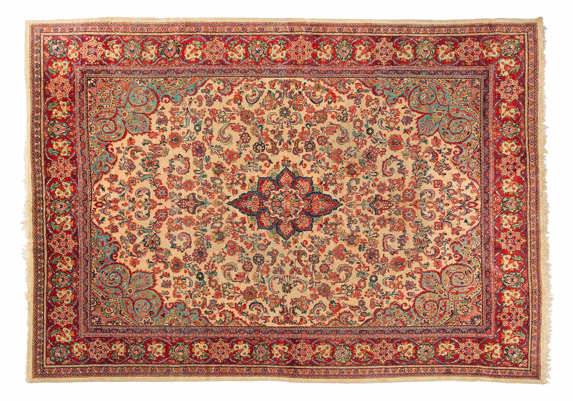 Null Tapis MAHAL (Perse), 1er tiers du 20e siècle

Dimensions : 420 x 330cm.

Ca&hellip;