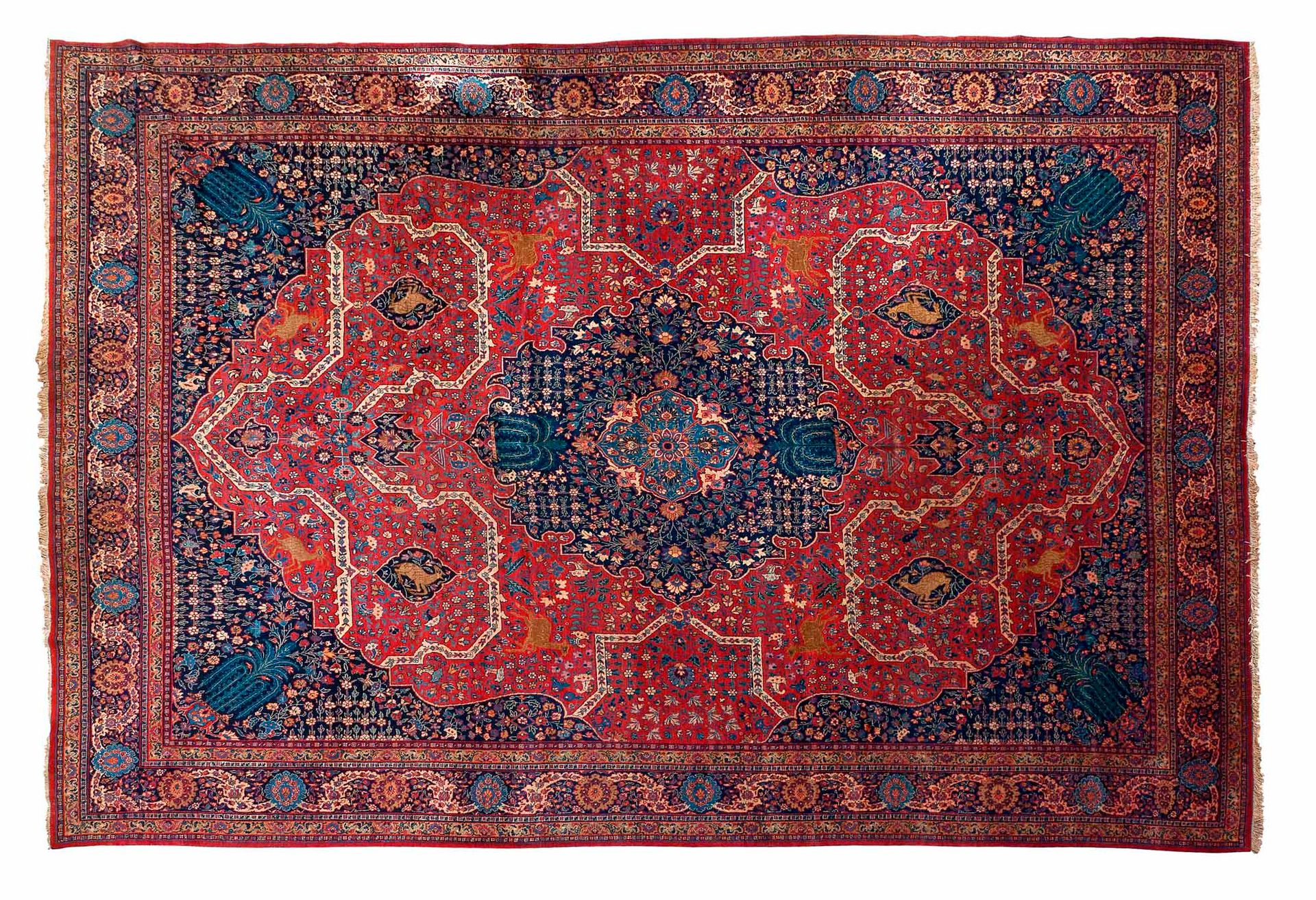 Null Important and magnificent TABRIZ carpet (Persia), end of the 19th century

&hellip;