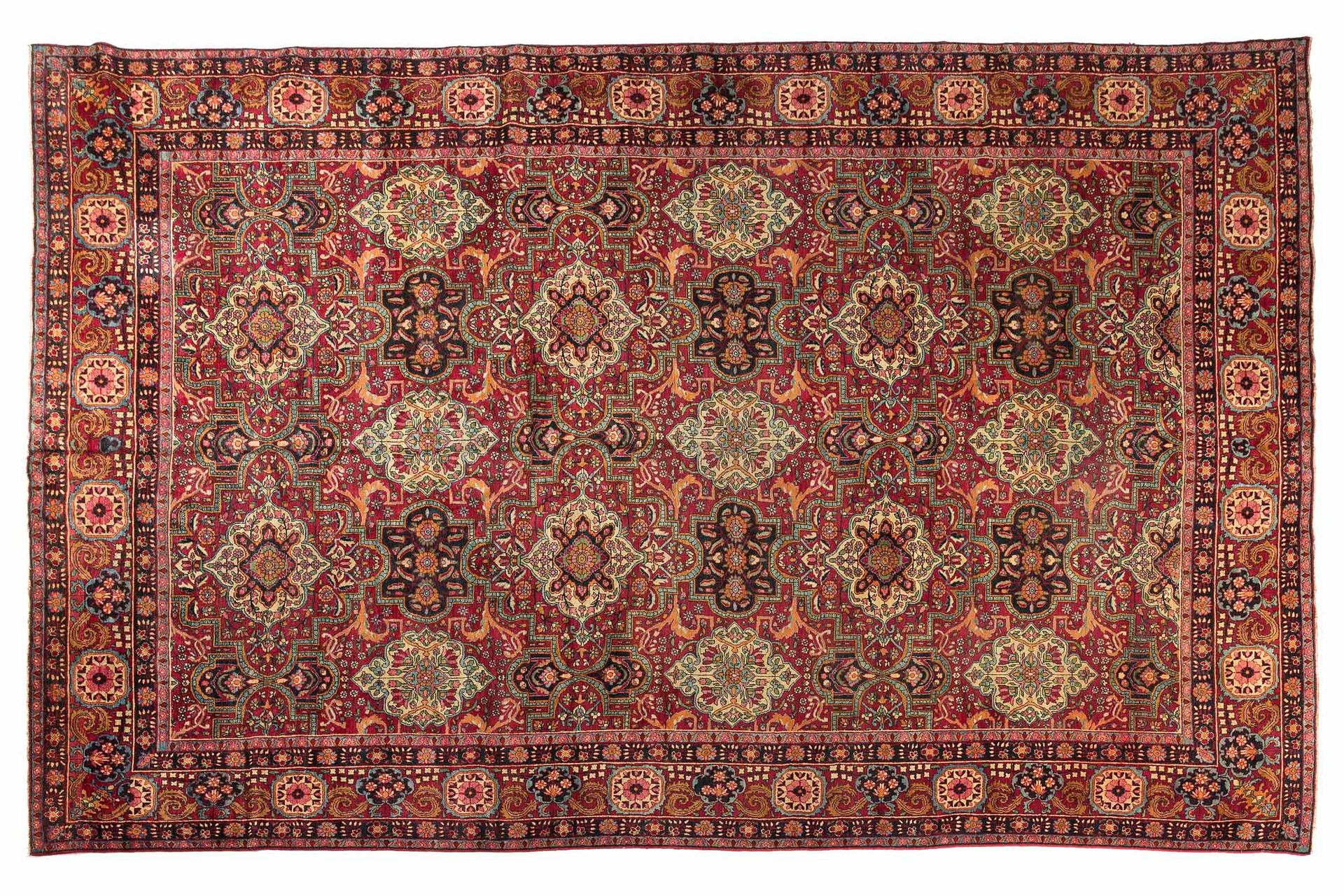 Null Tapis KIRMAN (Perse), fin du 19e siècle début du 20e siècle

Dimensions : 4&hellip;