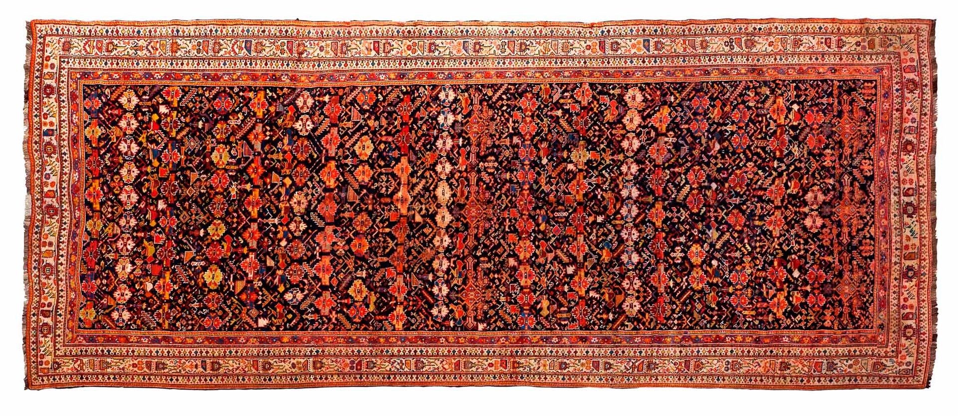 Null ARTSAKH / KARABAKH地毯（高加索，亚美尼亚），19世纪末

尺寸：473 x 210厘米。

技术特点 : 羊毛基础上的羊毛绒。

无&hellip;