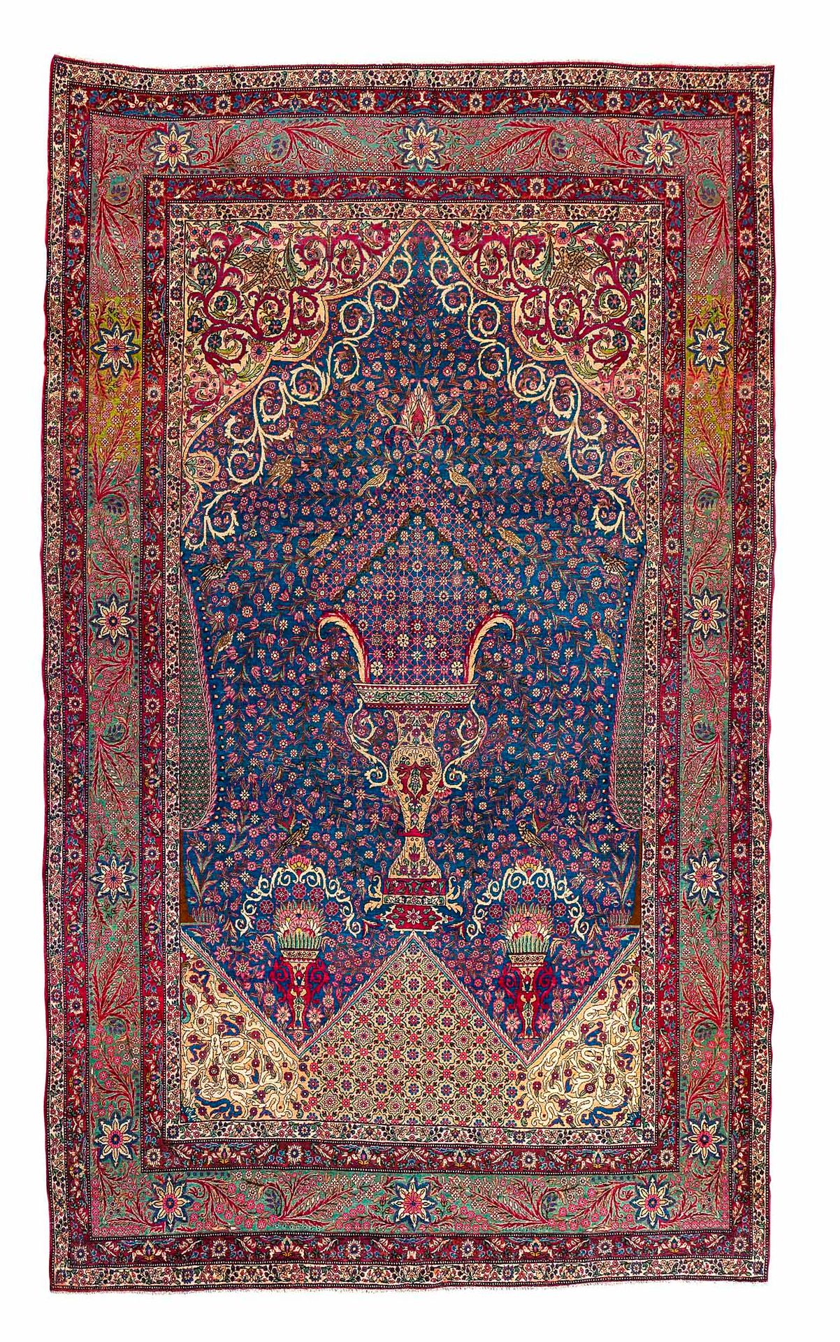 Null Original und sehr schöner Teppich TÉHERAN (Persien), Ende des 19. Jahrhunde&hellip;