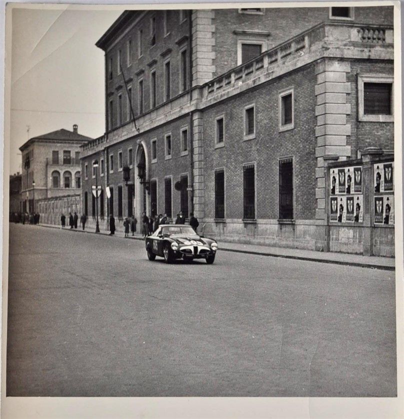 Null Alfa Romeo 6C 3000- driver Karl Kling at the 24h of Le Mans 1953. Here with&hellip;