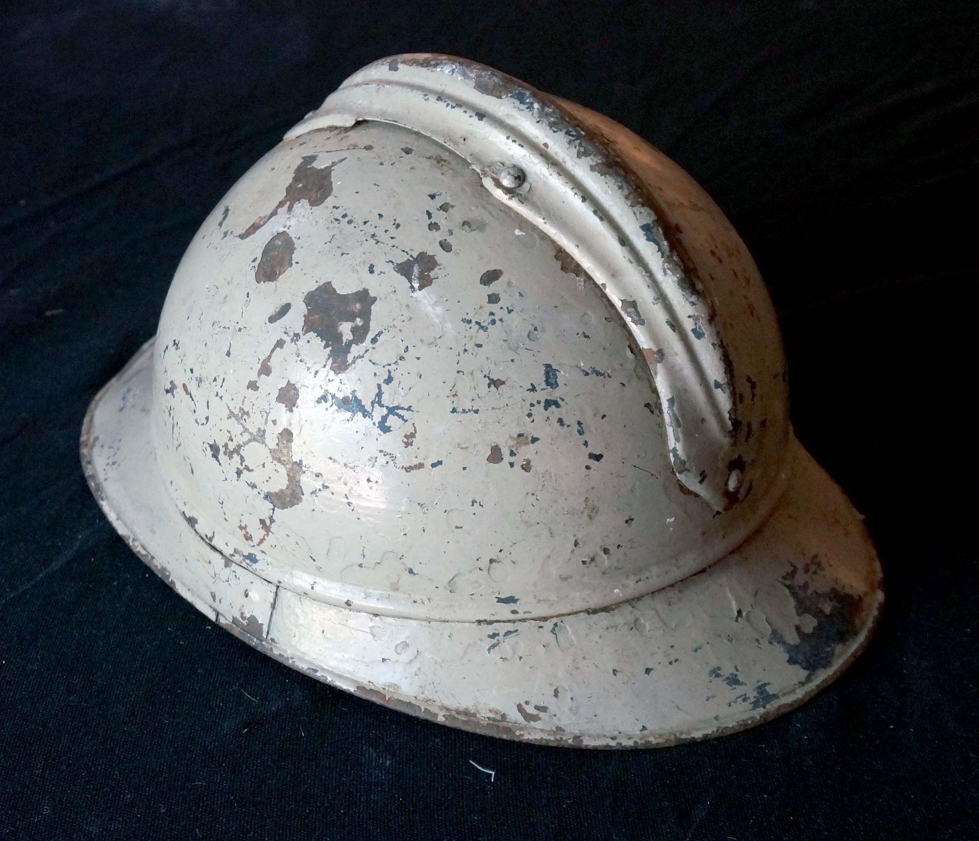 Null French helmet, war 14/18 (accidents)