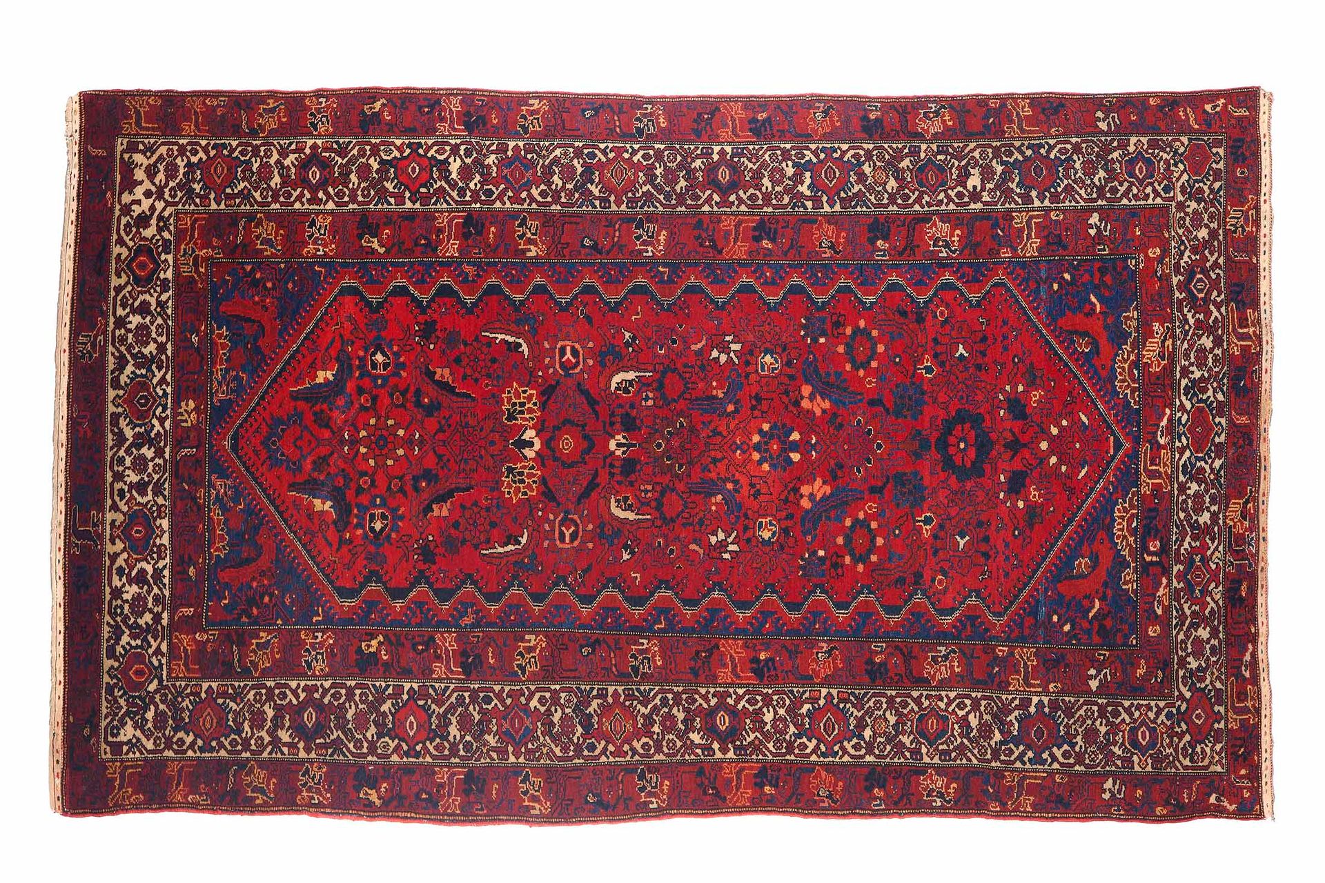 Fin tapis MELAYER (Perse), fin 19ème, début du 20e siècle 
Dimensions : 194 x 11&hellip;