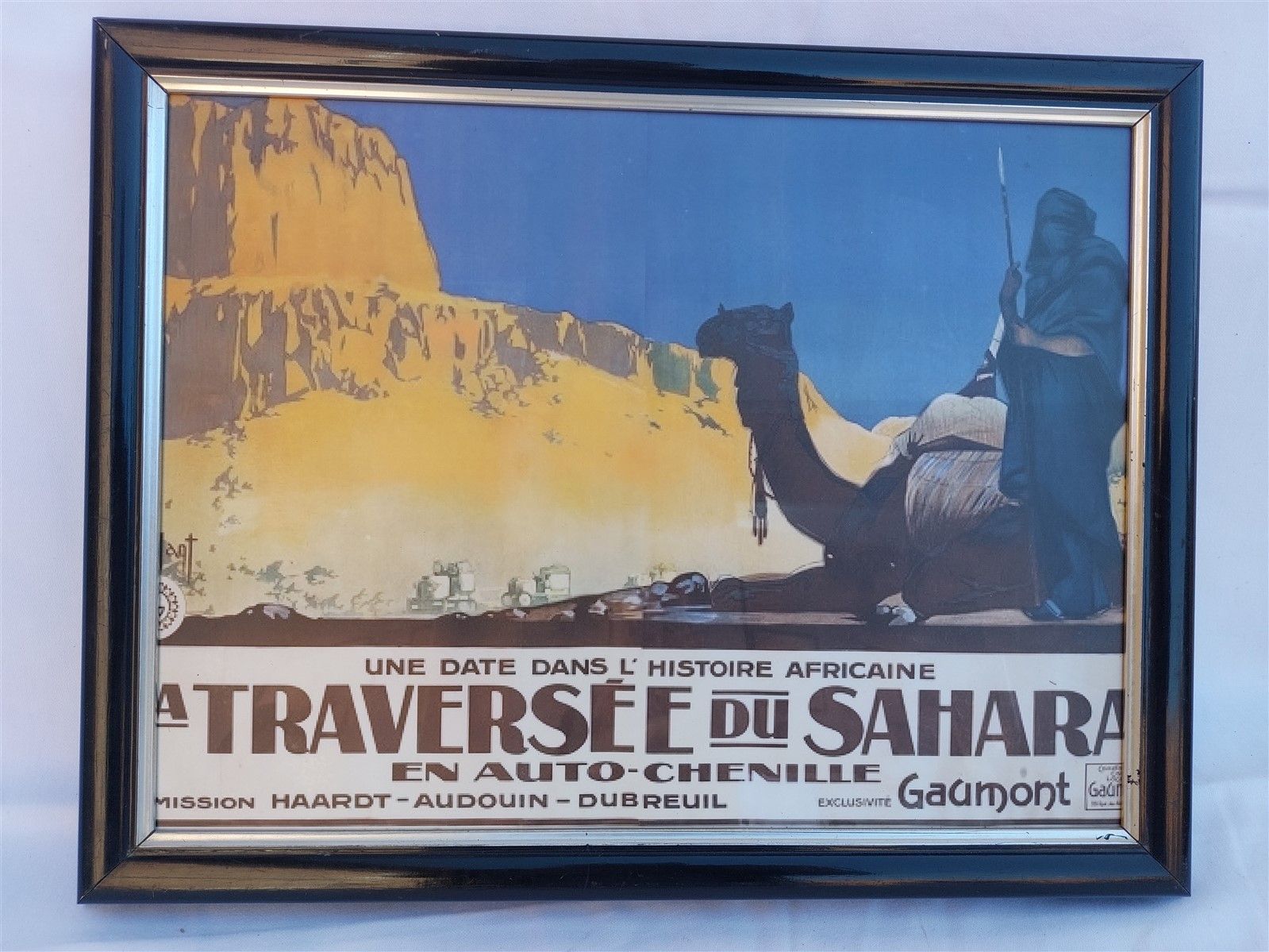 Null Durchquerung der Sahara mit Citroën, Miniaturreproduktion des Filmplakats v&hellip;