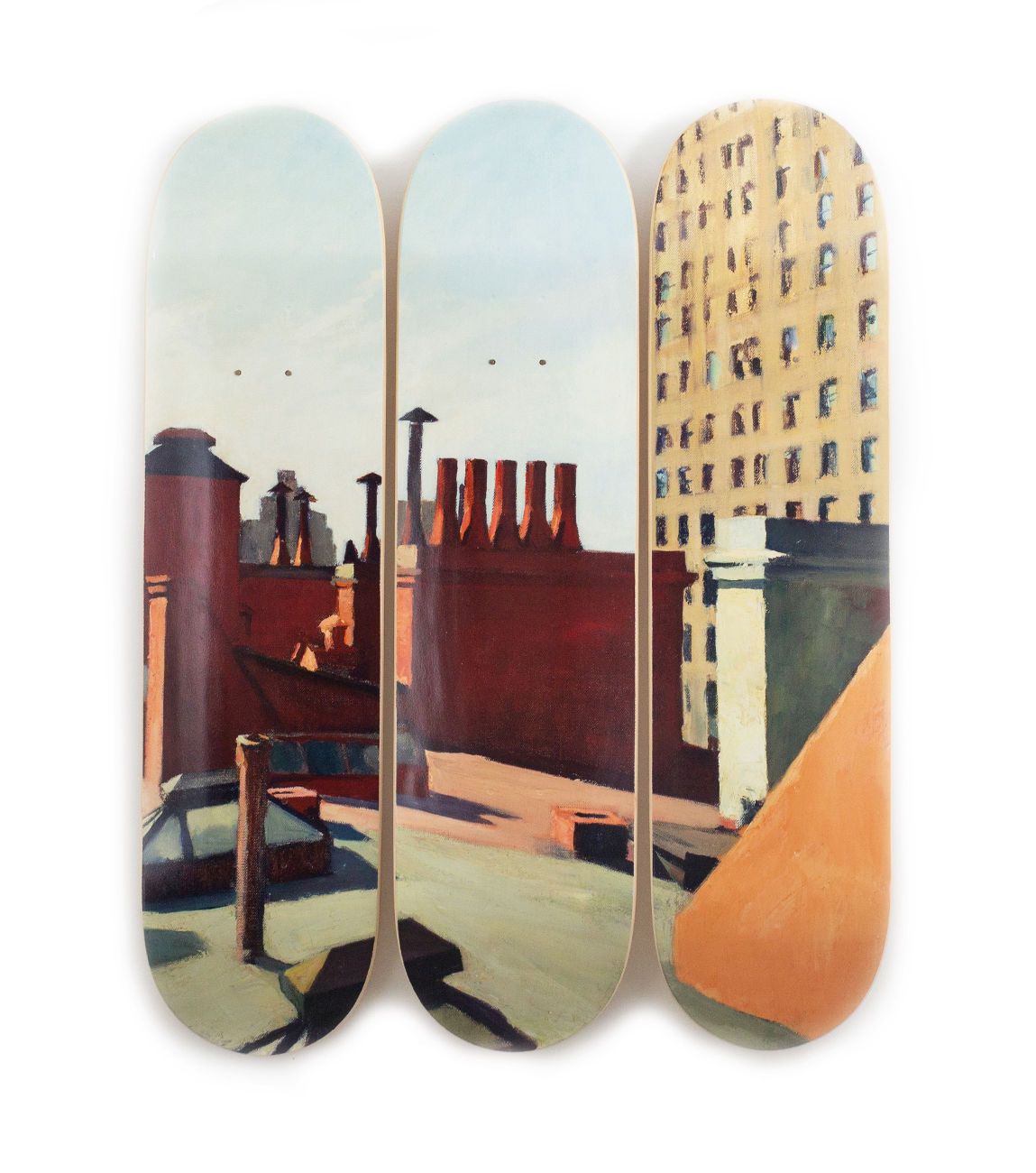 Edward Hopper City Roofs
Ensemble de trois planches
Chaque planche mesure approx&hellip;