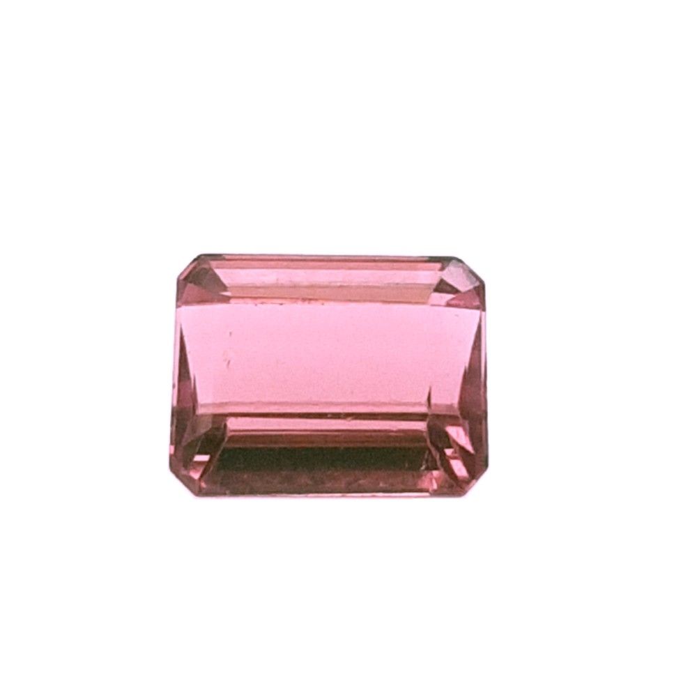 Null RUBELLITE TOURMALINE - From Brazil - Red color - Rectangular cut - Weight 4&hellip;
