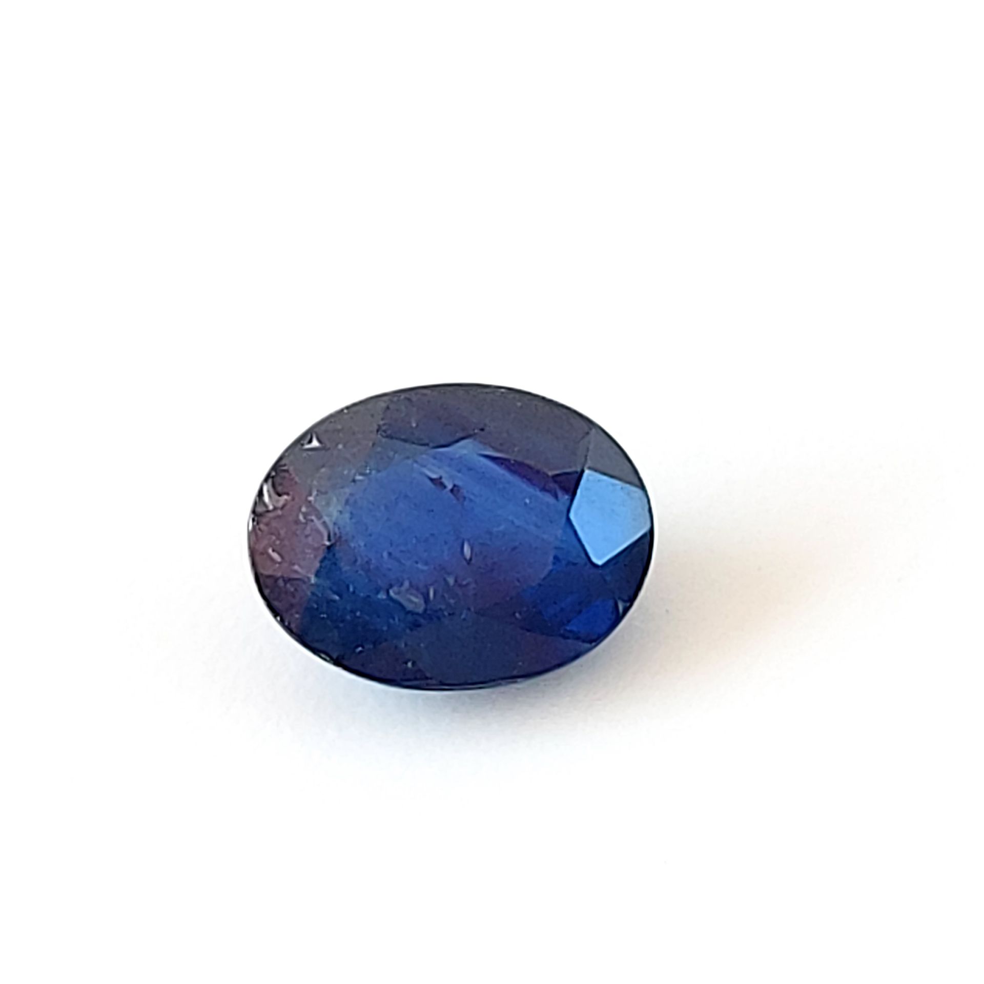 Null SAPHIR - Provenance Sri Lanka - Couleur bleu - Transparent - Taille ovale -&hellip;