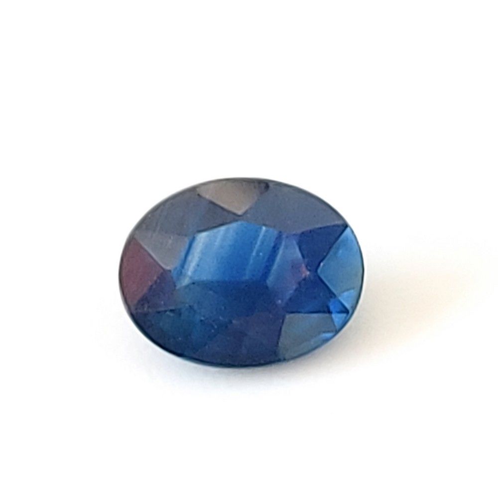 Null SAPHIR - From Thailand - Blue color - Transparent - Oval cut - Weight 1.20 &hellip;