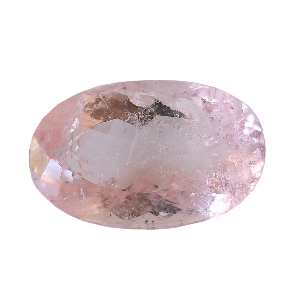 Null MORGANITE - From Brazil - Pink - Oval - Weight 69.50 cts - Transparent - Di&hellip;