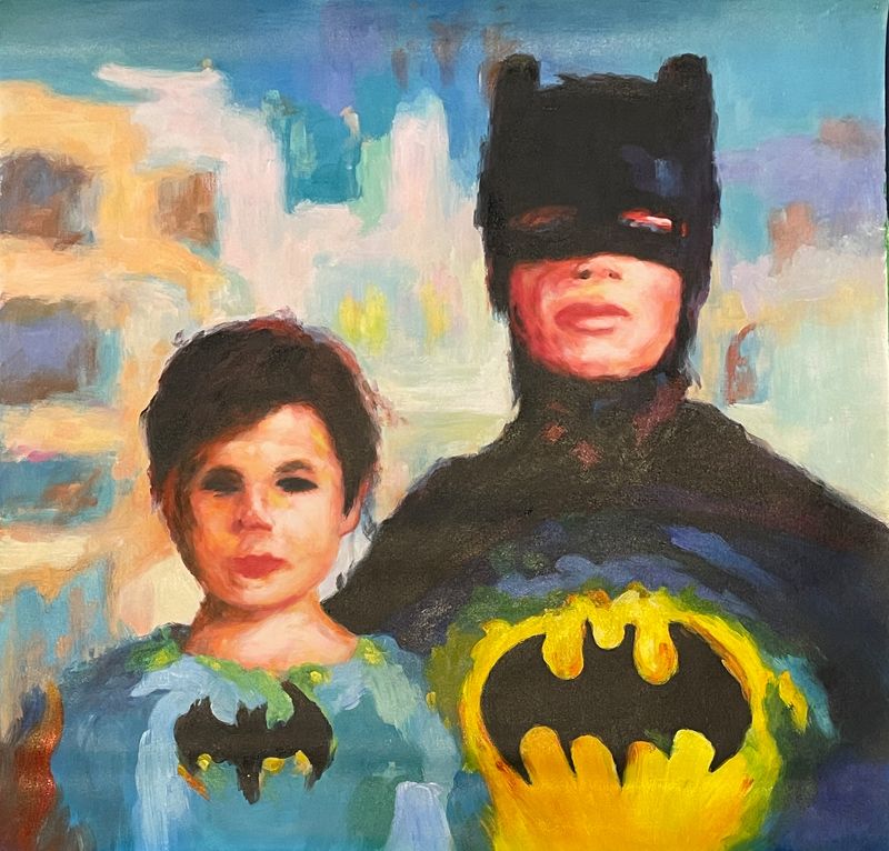 Richard ALVES (Né EN 1979) dit RICA Superhéros Batman, 2021
Acrylique et aerosol&hellip;