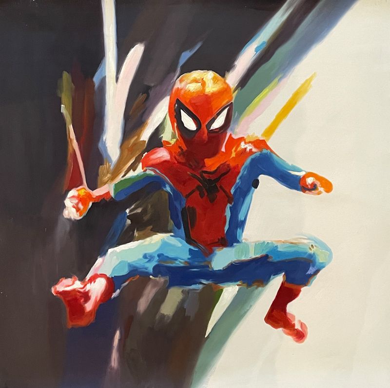 Richard ALVES (Né EN 1979) dit RICA Spiderman Superhéro, 2021
Acrylique et aeros&hellip;