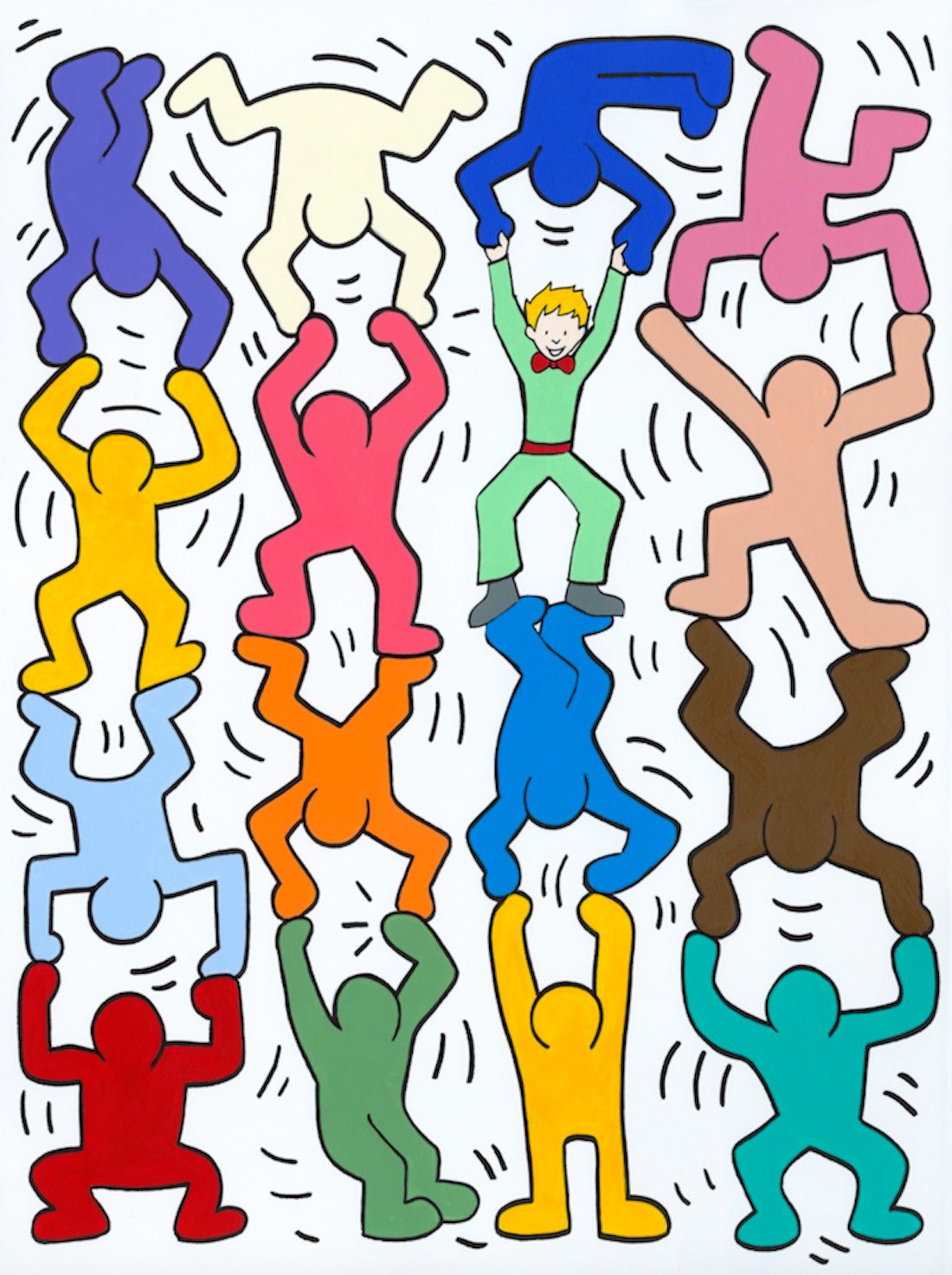 SOKAR (né en 1988) le Petit Prince revisite Keith Haring, 2023
Œuvre Lithographi&hellip;