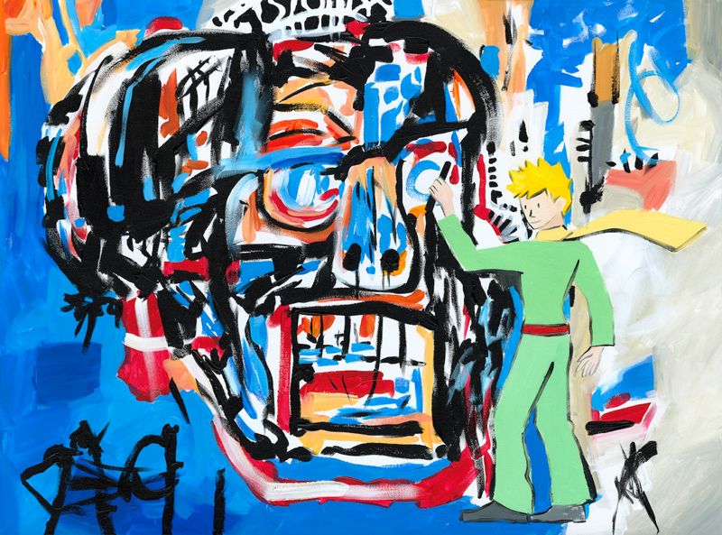 SOKAR (né en 1988) El Principito revisita a Jean-Michel Basquiat, 2023
Obra lito&hellip;
