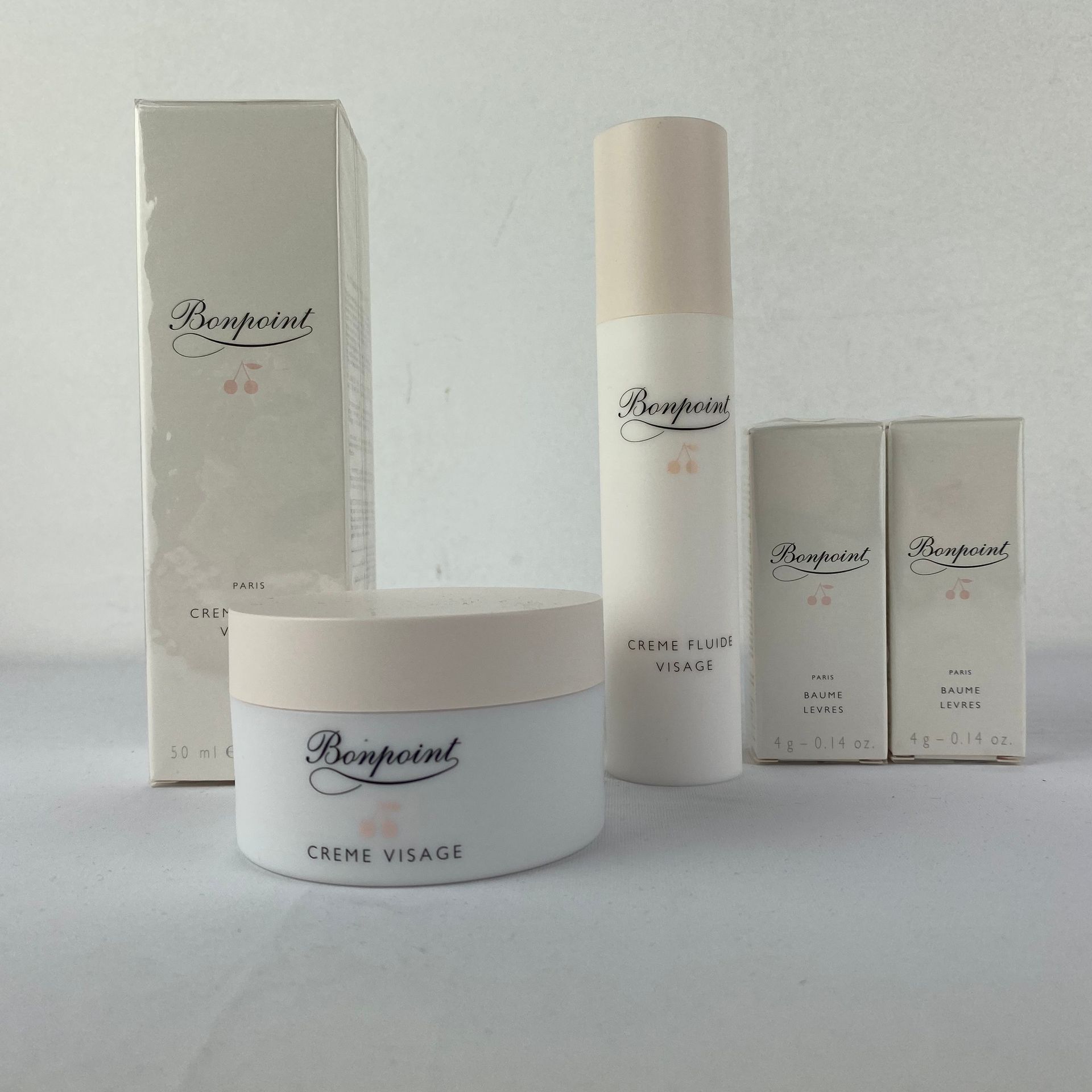 BONPOINT BONPOINT化妆品5件套：面霜、液体和润唇膏
