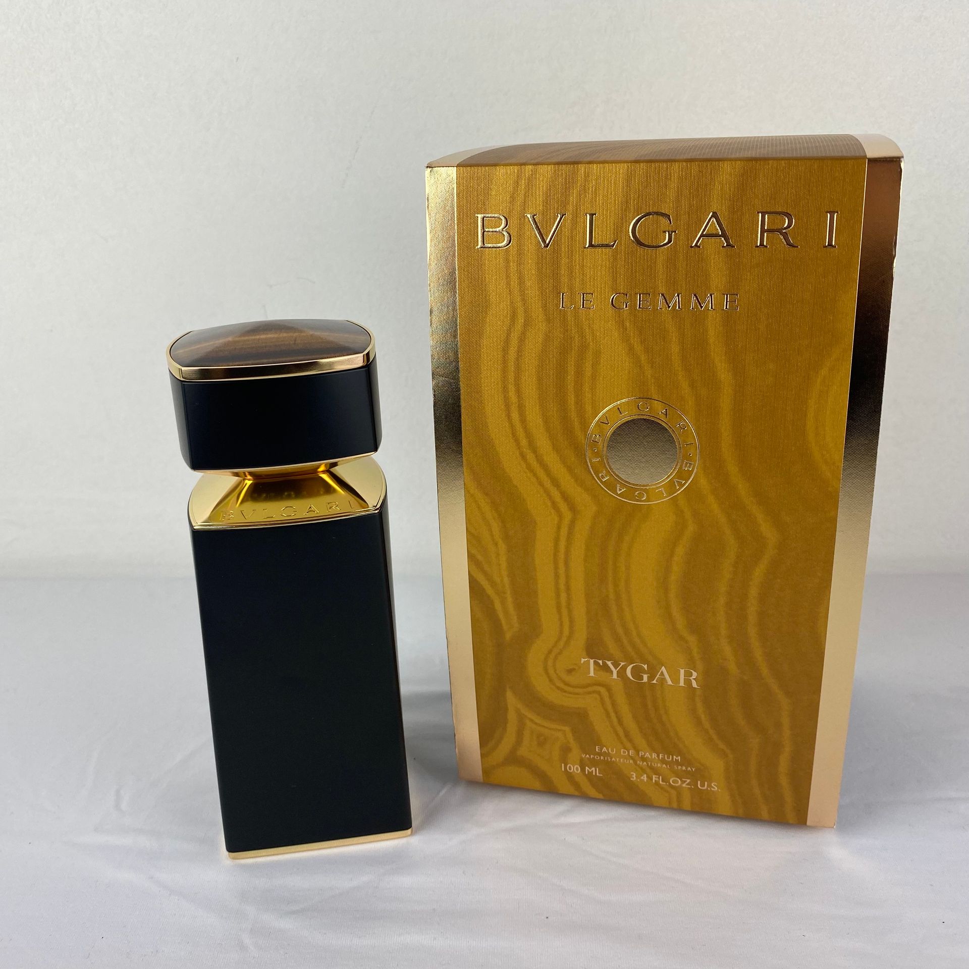 BULGARI 宝格丽香水Le Gemme Tygar 100ml套装2件，收藏盒内有Ongil du Tigre。