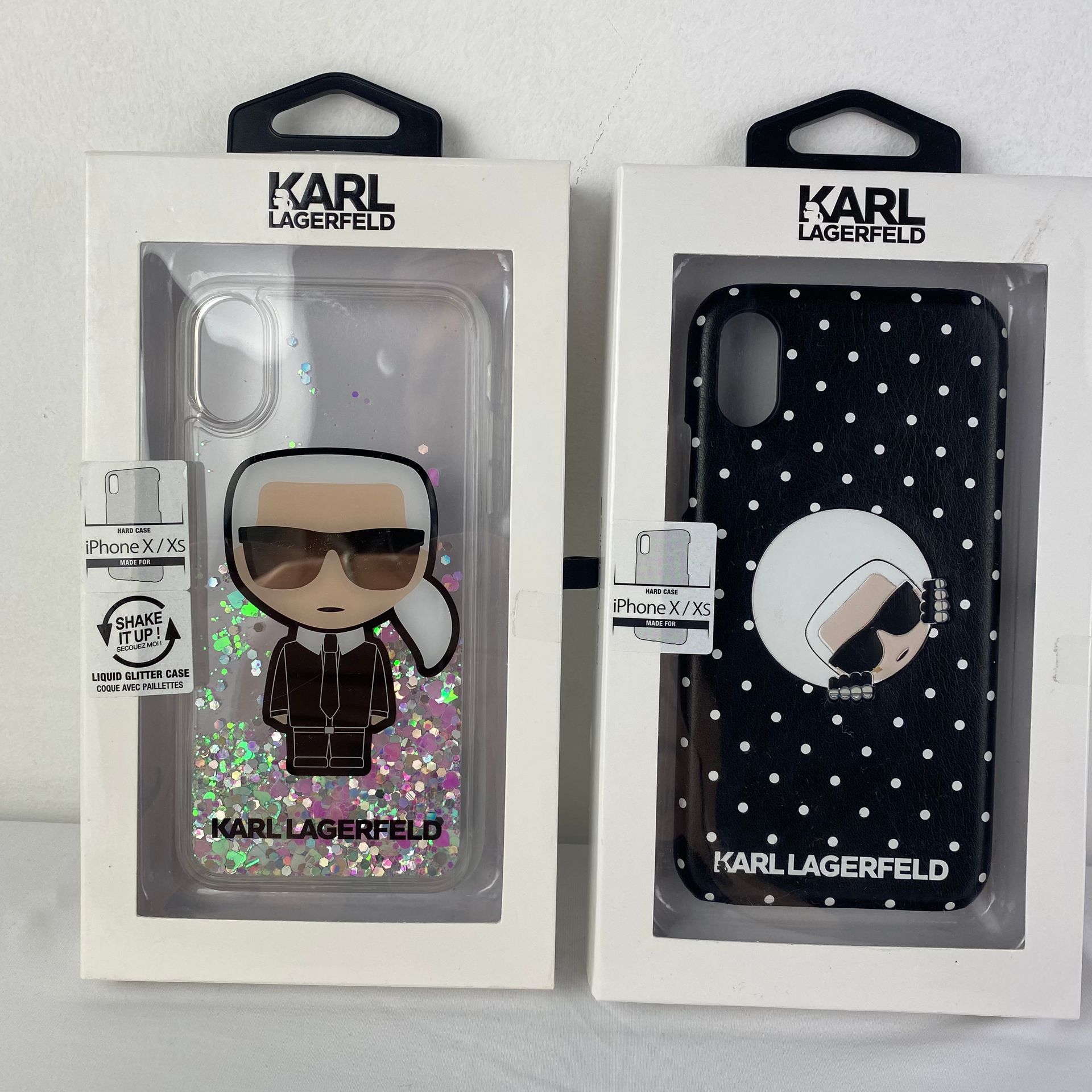 Karl LAGERFELD Juego de 2 carcasas de Iphone X/Xs Karl Lagerfeld