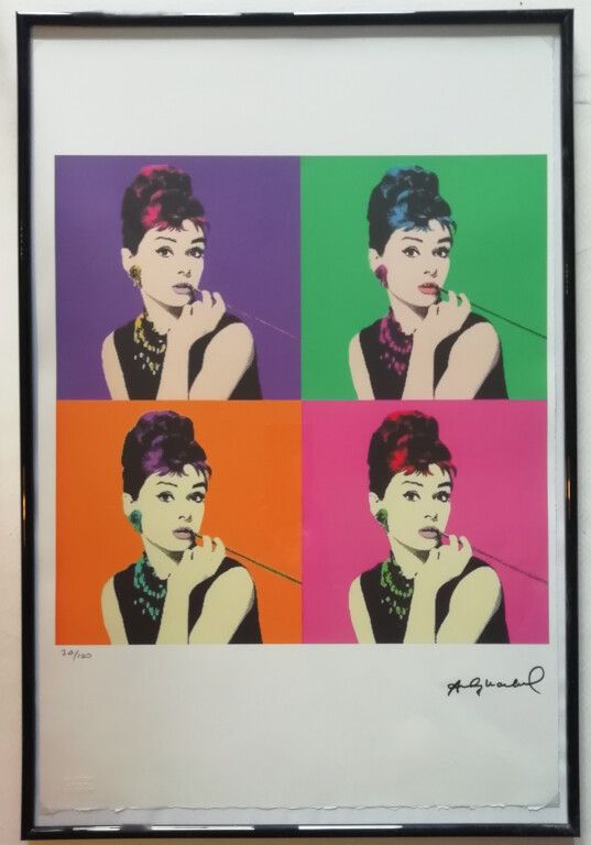 Null Andy Warhol (1928-1987) dopo. Audrey Hepburn (1929 - 1993 ), attrice britan&hellip;