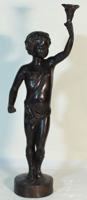 Null 20th century school. Personage. Bronze in the round. Height 50 cm.
