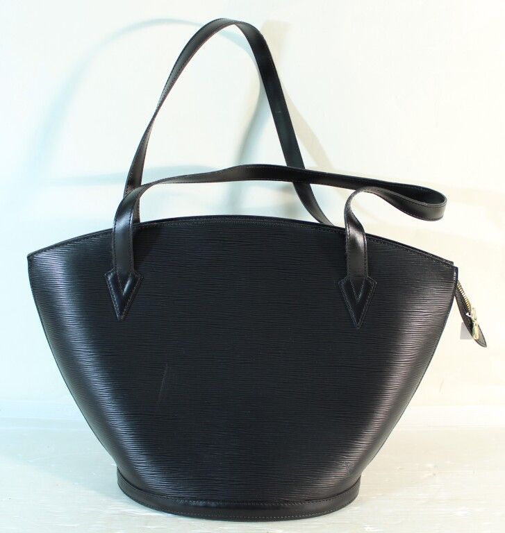 Null Louis Vuitton. Black St Jacques happy leather bag. L. 44 cm. Near mint cond&hellip;