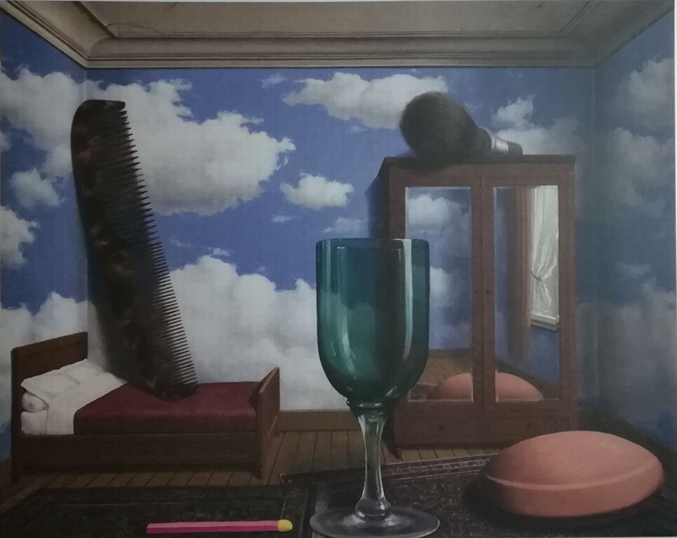 Null René Magritte ( 1898 - 1967) 之后。个人价值观。彩色影印版画，编号为46/100。限量发行100册。签名印在版上。纸张的尺&hellip;
