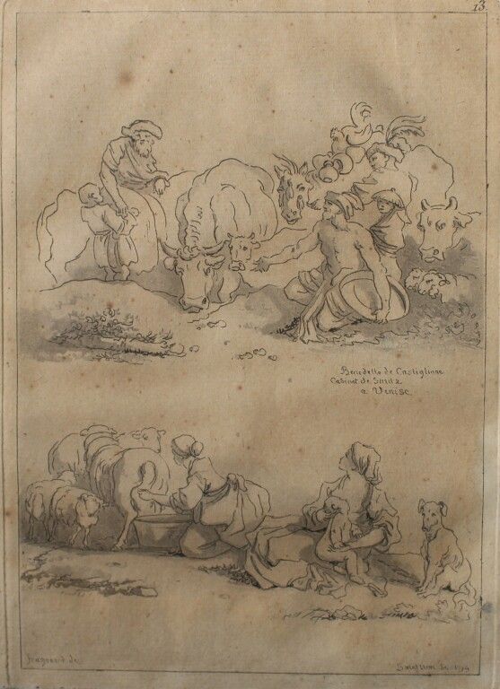 Null SAINT NON, Richard de, abbé (Parigi, 1727 - Parigi, 1791) da FRAGONARD, Jea&hellip;
