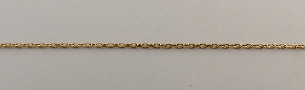 Null Yellow gold chain. L. 42 cm. Weight. 2.1g.