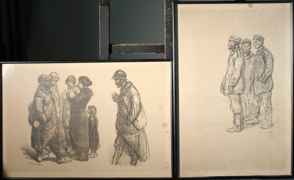 Null Théophile-Alexandre STEINLEN (1859-1923). Sans famille. Lithographie.Signée&hellip;