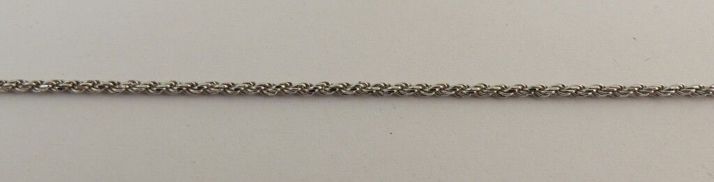 Null White gold chain. Weight. 4.9g.