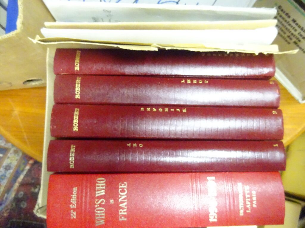 Null Mannette of books 15 containing : The Robert in 4 volumes and piano scores