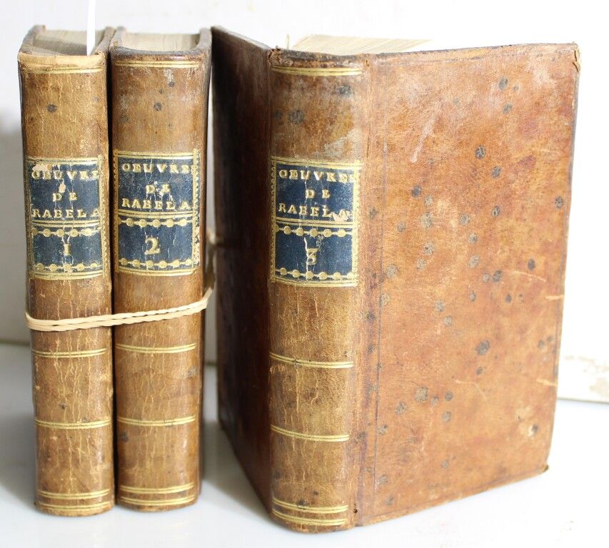 Null RABELAIS（弗朗索瓦）。弗朗索瓦-拉伯雷的作品；以前曾以《大卡冈图亚和潘塔格鲁尔的行为与决定》为题出版。新版。海牙，1789年；12开本，XCV&hellip;