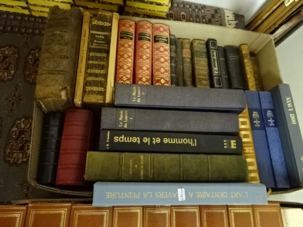 Null 书柜1包含：27本书，包括状况不佳的《查拉斯药典》，1900年的《弥撒曲》，《卡宾纳的布列塔尼》，Musset作品