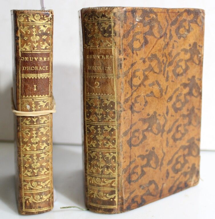 Null 霍利斯。M. Binet将贺拉斯的作品翻译成法语。巴黎，Chez l'auteur et Colas，1781年；12开本，363+466页，以当代全&hellip;