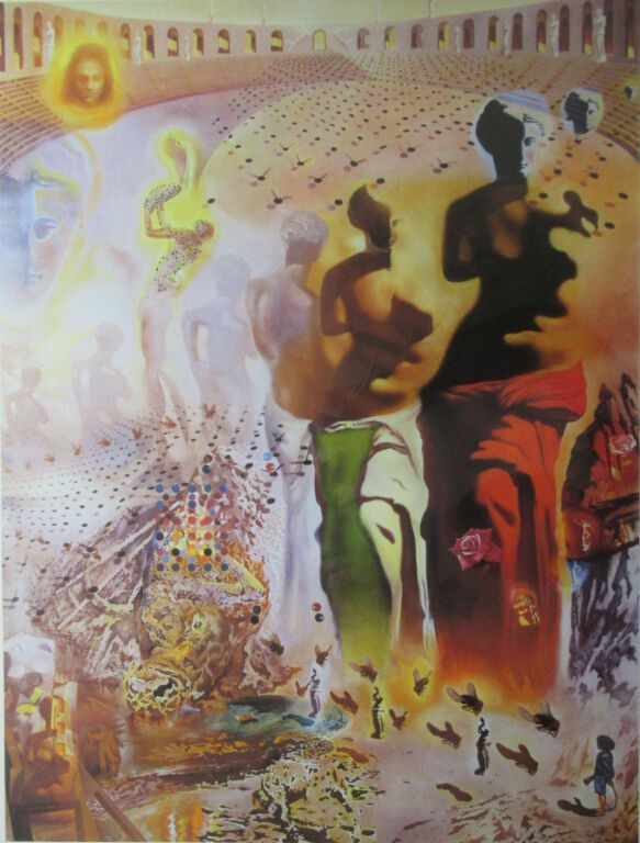 Null Salvador Dali ( 1904 - 1989) d'après,

Le torero hallucinogène,

Lithograph&hellip;