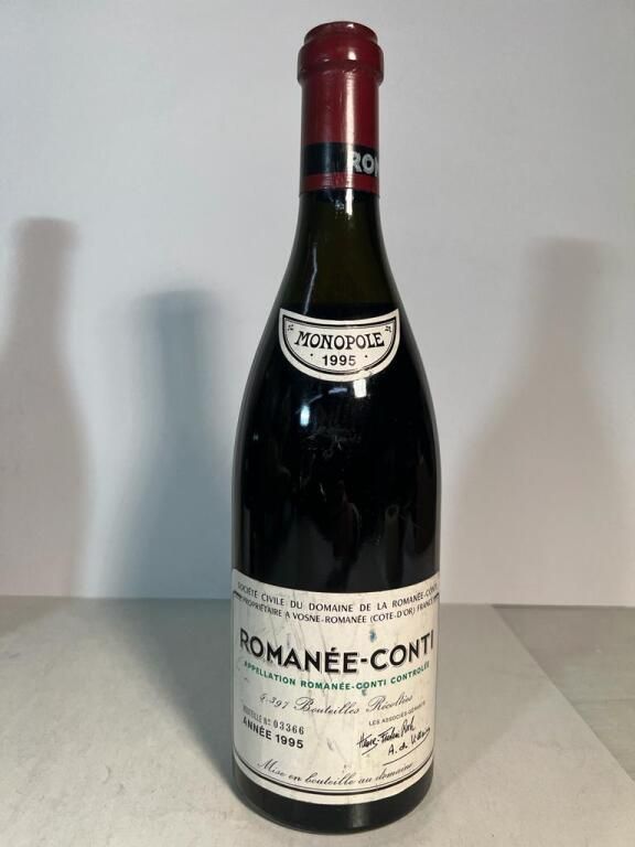 Null ROMANEE-CONTI 1995. Monopole du Domaine de la Romanée-Conti. Bouteille 0336&hellip;