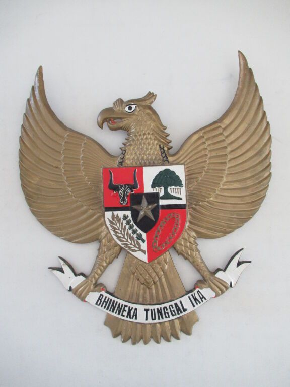 Null Emblem of Indonesia, representing Garuda a mythical bird with coat of arms &hellip;