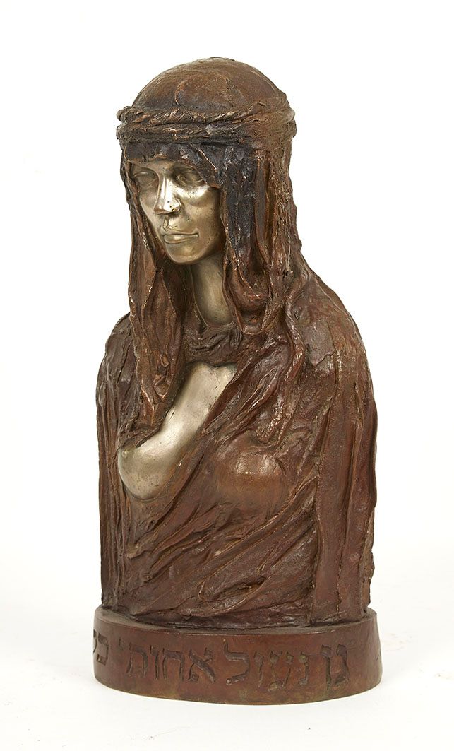 Null Michel LEVY (Born in 1949) Rachel Bronze with double patina - Cire perdue n&hellip;