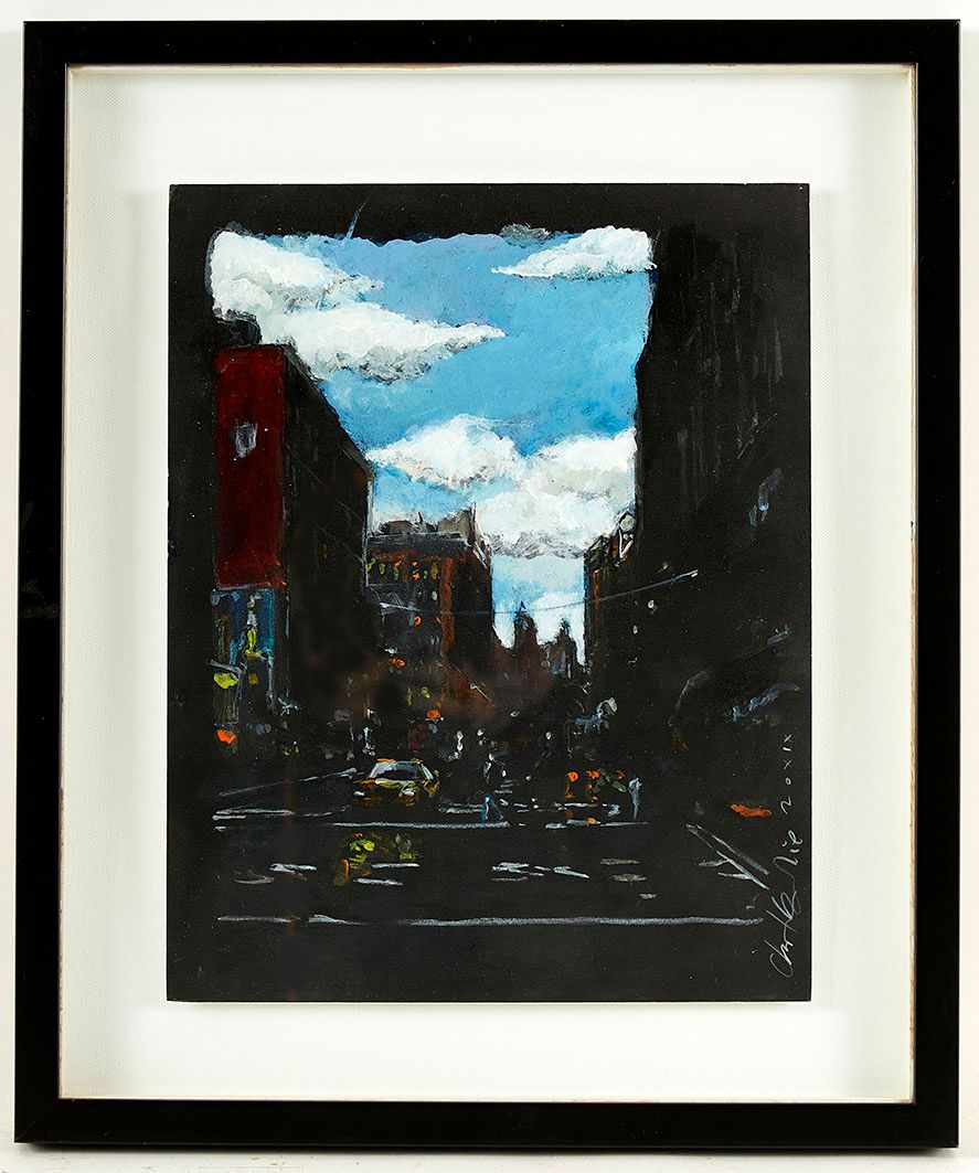 Null Charlélie COUTURE (1956) 3rd Street East, 2019 Acrylique sur papier signée &hellip;