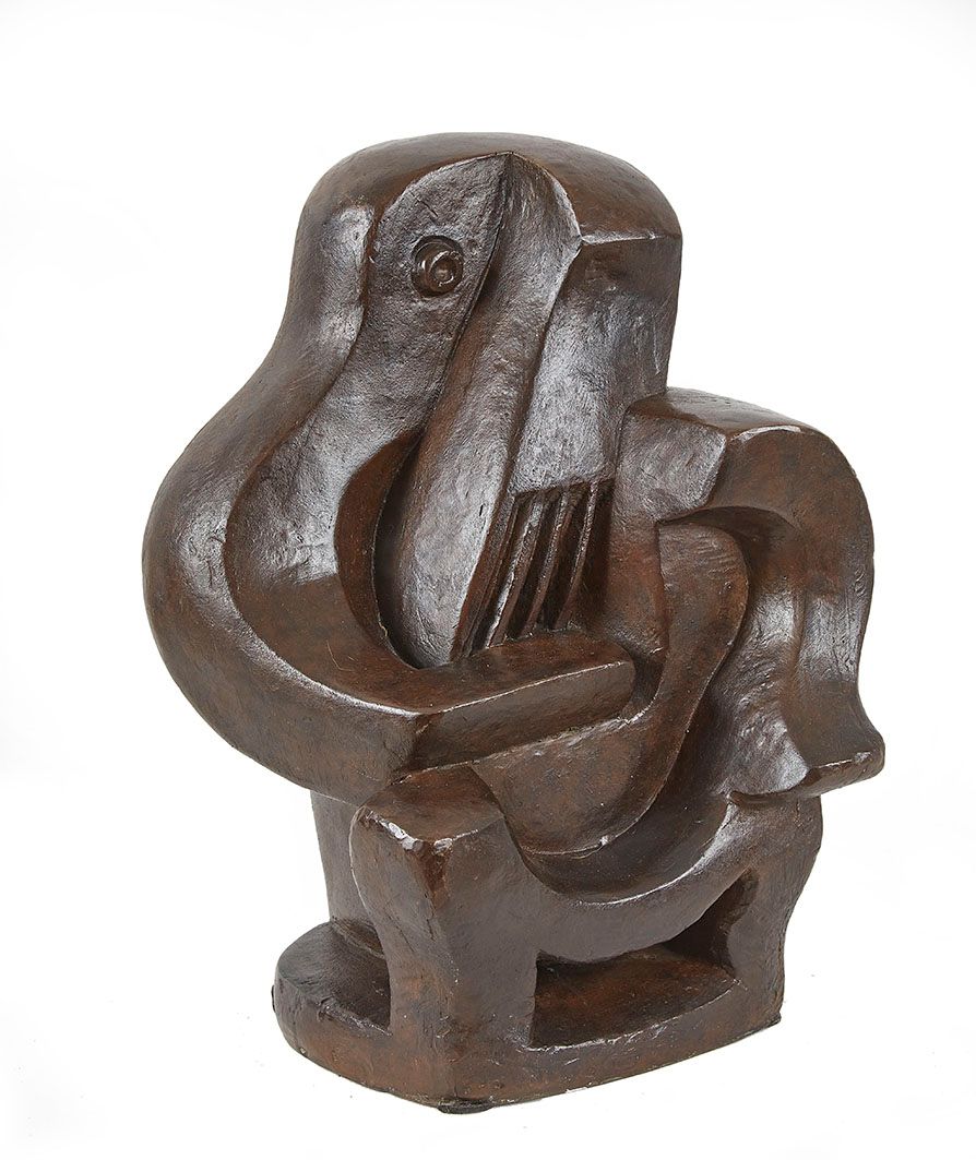 Null Jacques LIPCHITZ (1891-1973) Guitar player in an armchair Very nice proof i&hellip;