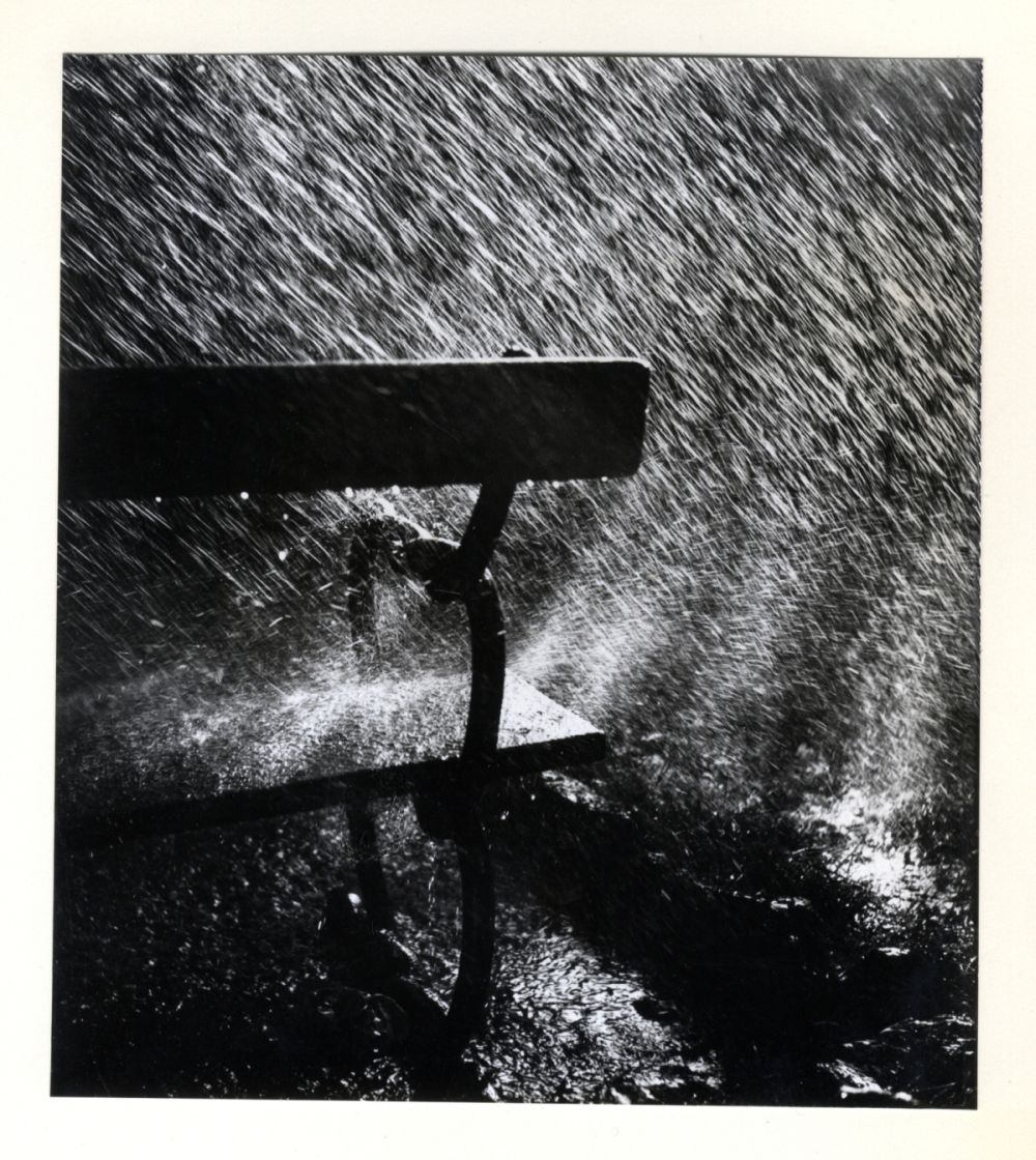 Häusser, Robert 1924 Stuttgart - 2013 Mannheim Fotografía, "Rain", 1942 Impresió&hellip;