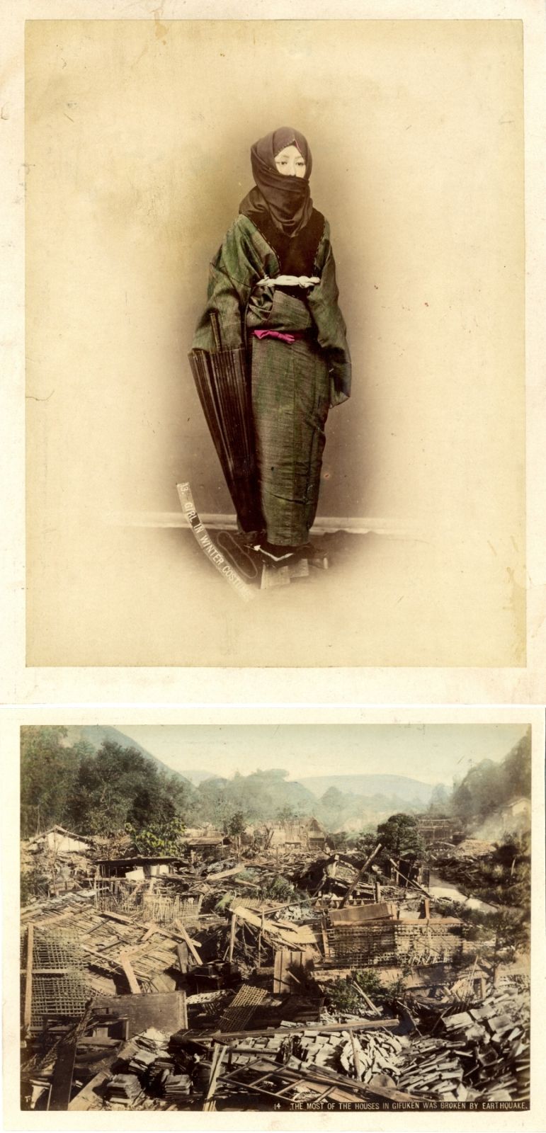 Null Fotografien (Kusakabe Kimbei 1841-1934), Japan 1885-1900 Eine Fotoalbumseit&hellip;
