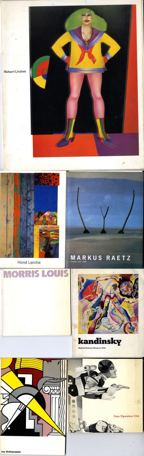 Null Sieben Kunstbücher, Lindner, Lichtenstein, Louis, 1958-69Markus Raetz, Hors&hellip;