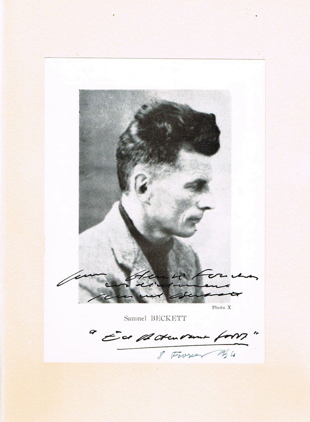 Null 85 - Samuel BECKETT (1906-1989), irischer Schriftsteller, Nobelpreis für Li&hellip;