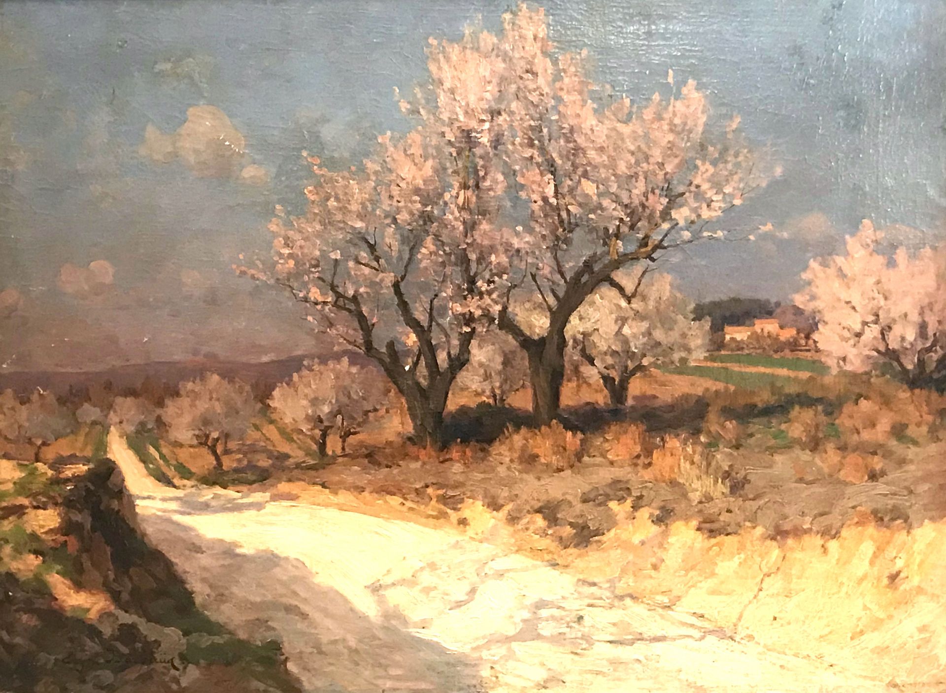 Null 欧仁-德-巴贝里(Eugène de BARBERIIS) (1851-1937 )

普罗旺斯景观与盛开的樱花树

布面油画

54 x 73 cm