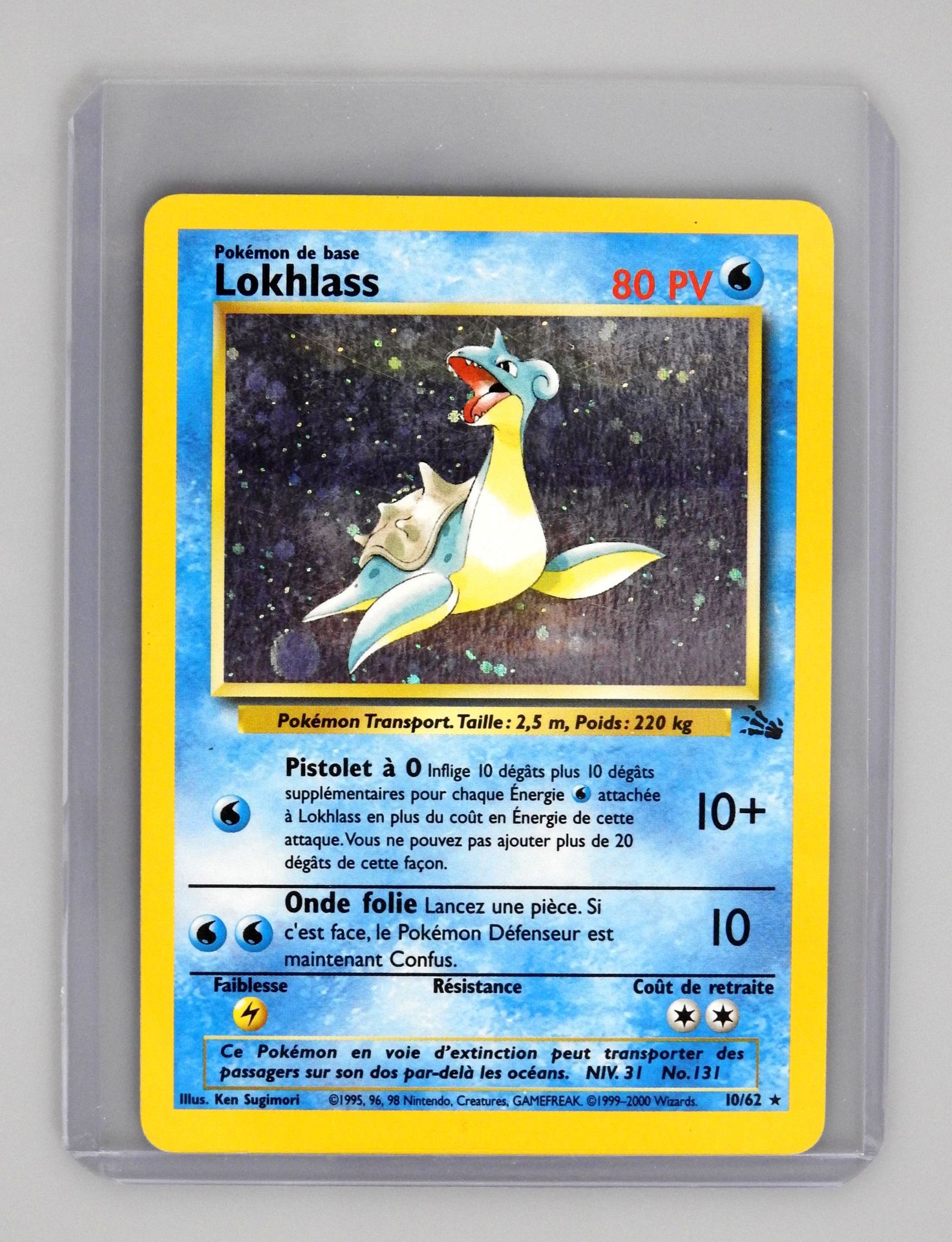 Null LOCKLASS

Wizards Fossil Block 10/62

Pokemon card in great condition