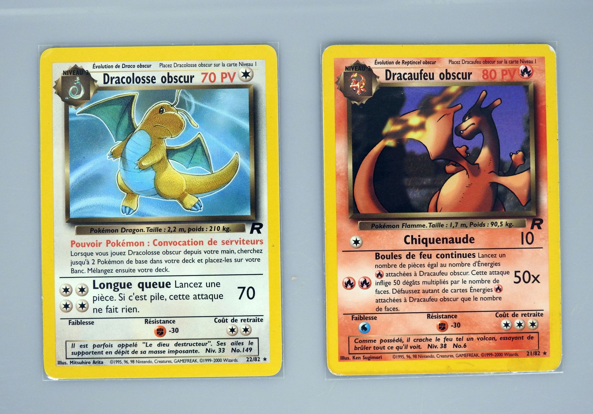 Null TEAM ROCKET

Set of two rare cards:

Obscure Fireball Ed 2 21/82

Obscure D&hellip;