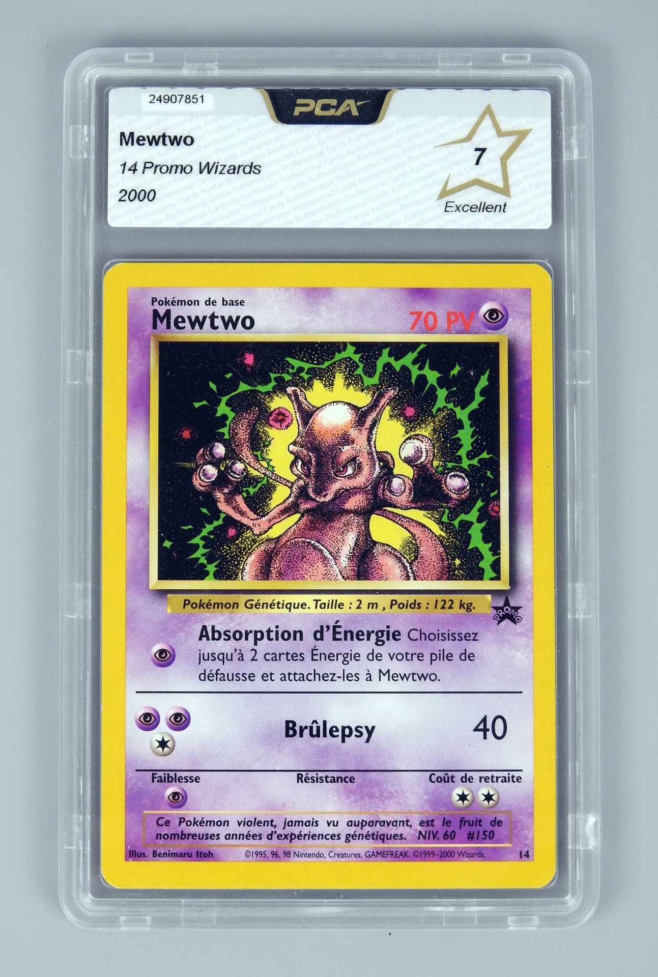 Null MEWTWO Promo

Wizards 14 Block

PCA 7 rated pokemon card