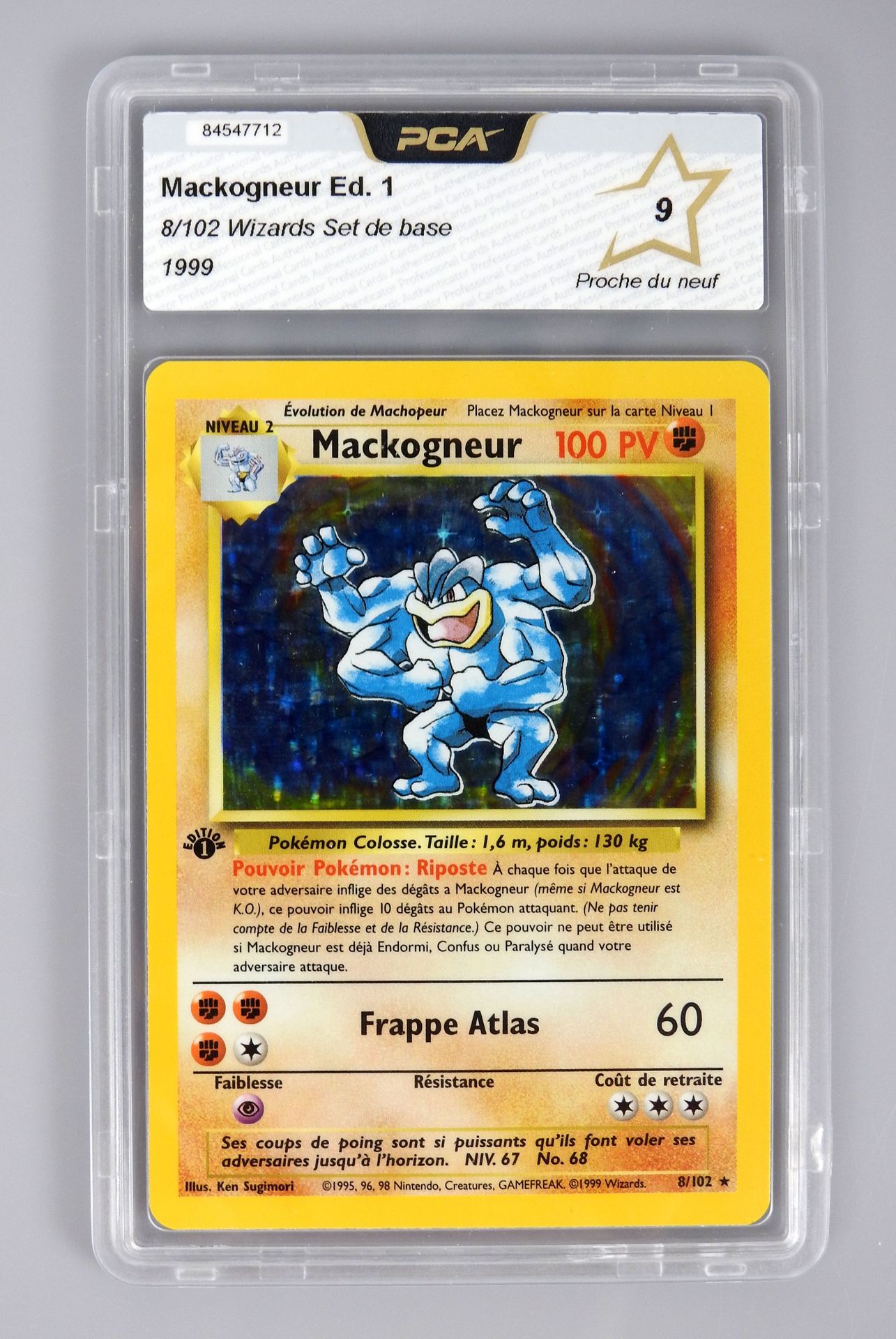 Null MACKOGNEUR Ed 1

Wizards Block Basic Set 8/102

PCA bewertete die Pokémonka&hellip;