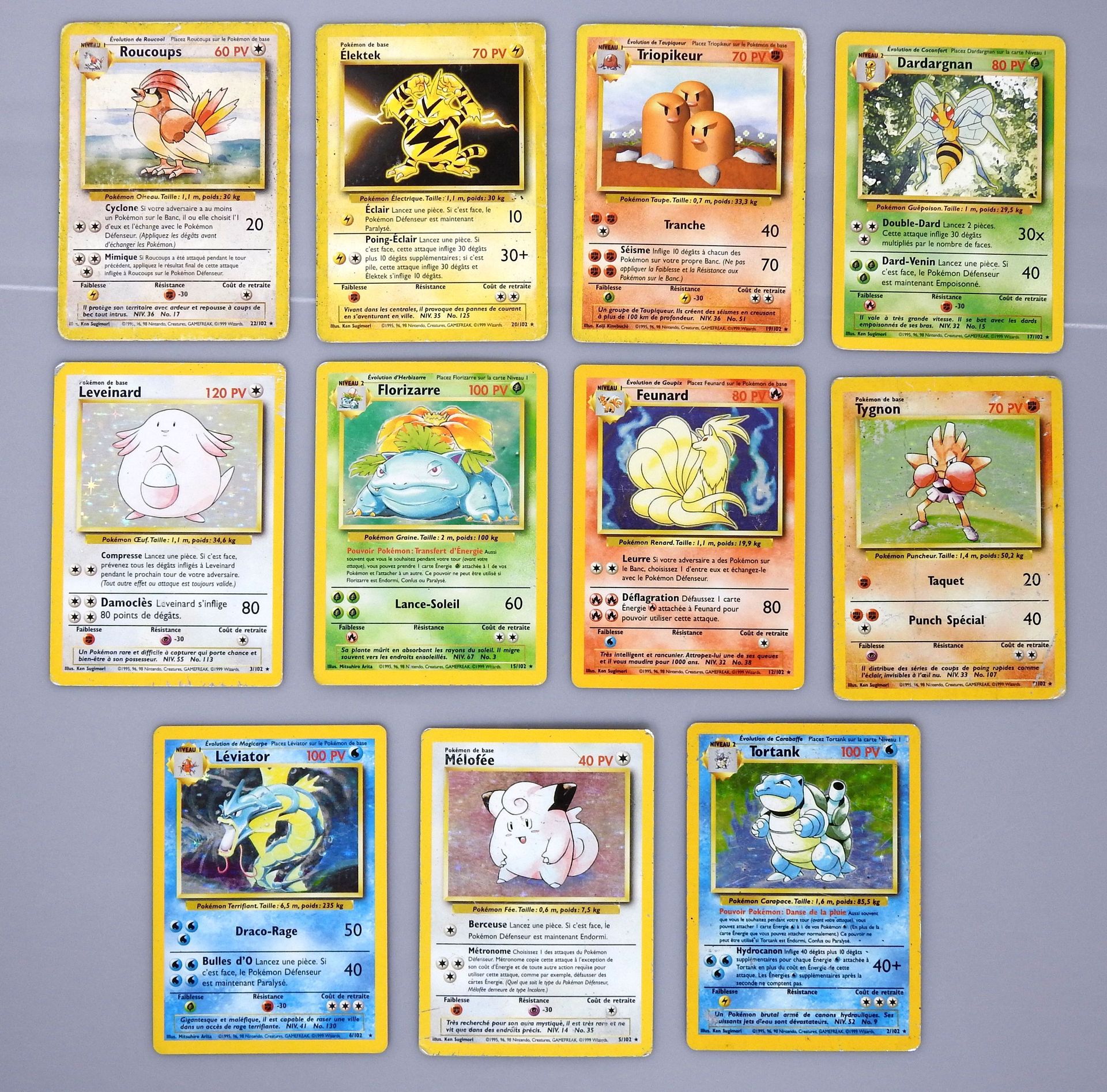 Null BLOCK WIZARDS

Basic Set

Set of 11 rare pokemon cards in edition 2 includi&hellip;